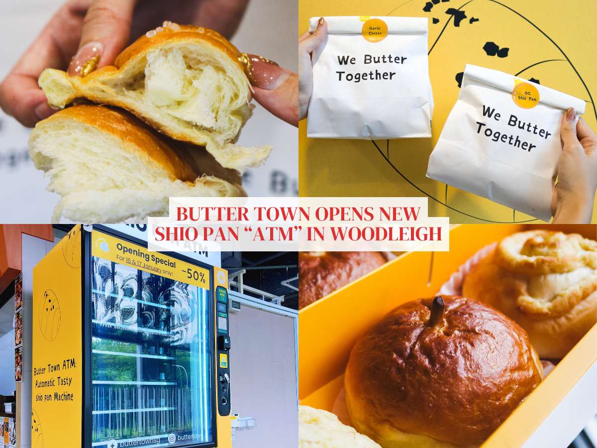 Beloved bakery Butter Town unveils shio pan vending machine at Woodleigh Village Hawker Centre