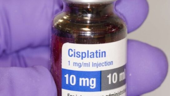 Vial of cisplatin