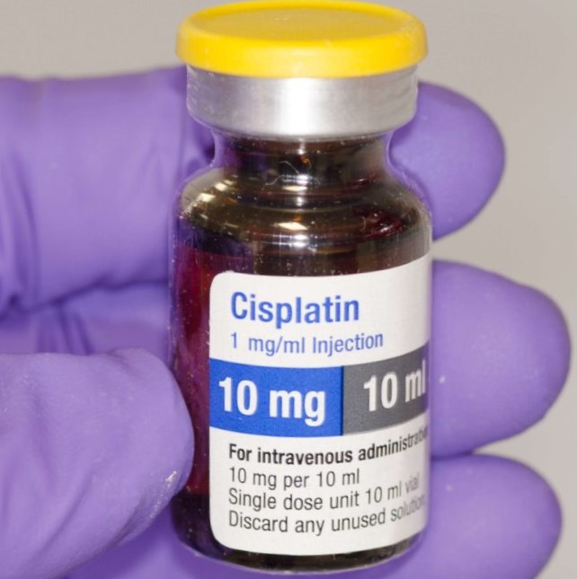 Vial of cisplatin