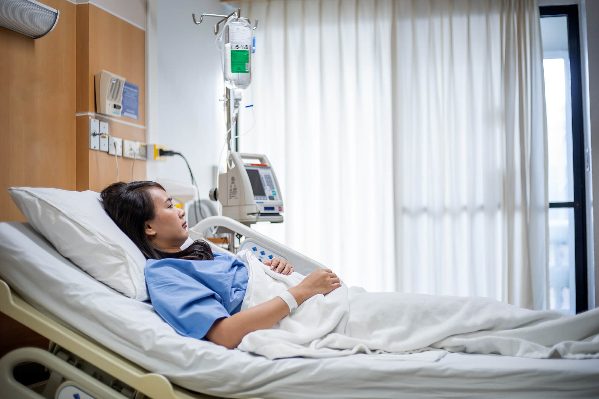 Cancer treatment can affect length of hospital stay.