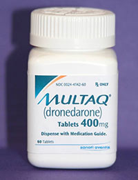 MULTAQ (Dronedarone) 400mg tablets from sanofi-aventis