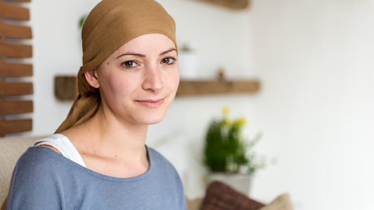 A young patient facing a cancer diagnosis.