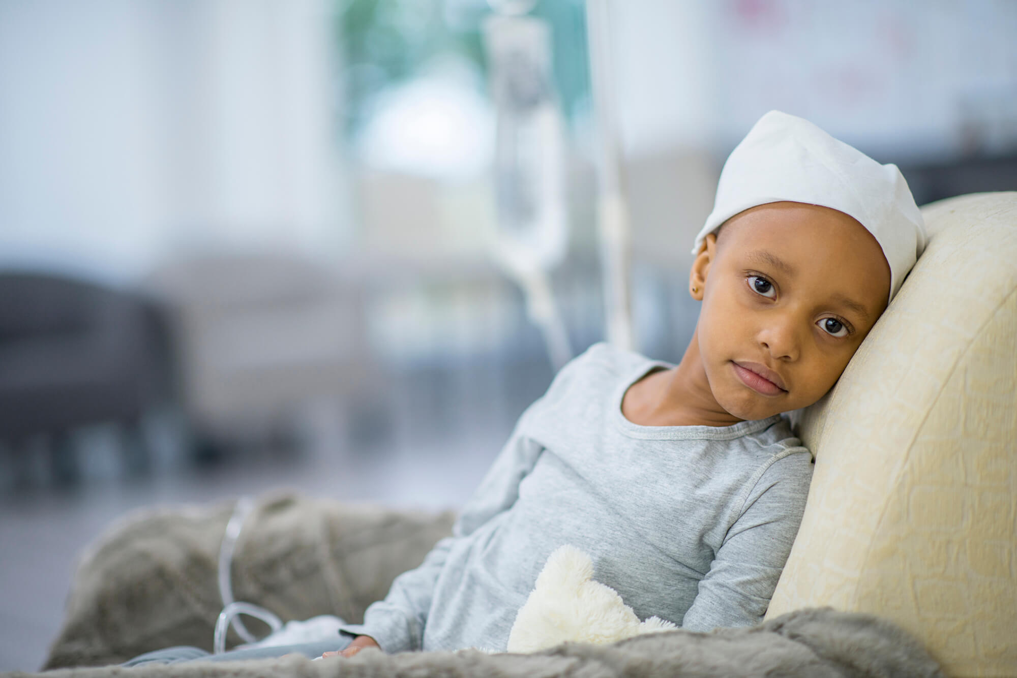 A young patient with cancer.